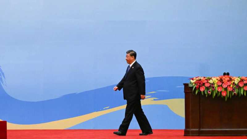 El presidente de China, Xi Jinping, en el Foro sobre las Nuevas Rutas de la Seda. Foto: AFP