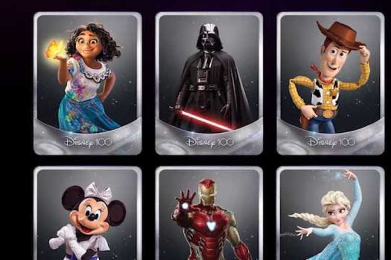 El juego de Disney100 en Tiktok incluye a personajes de las franquicias de Disney, Pixar, Marvel y Star Wars.Foto: Captura de video