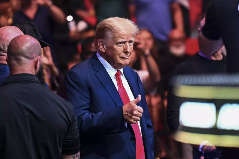 El expresidente estadounidense Donald Trump, el 8 de abril de 2023 en Miami, Florida. Foto: AFP