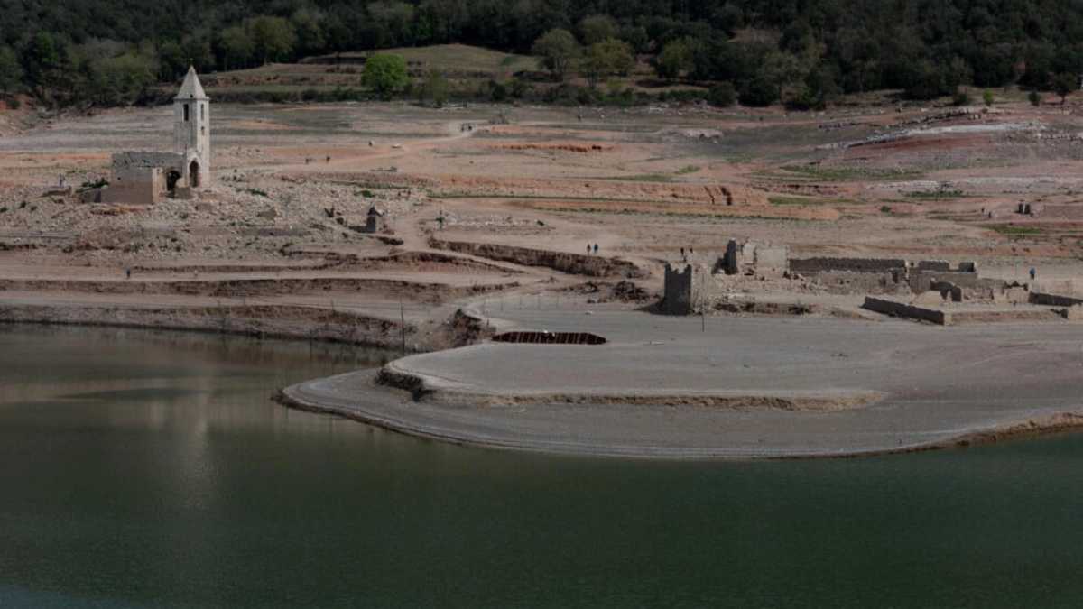 La sequía histórica que padecen en Cataluña, en el noreste de España, continúa agravándose advirtieron las autoridades regionales Foto: AGP