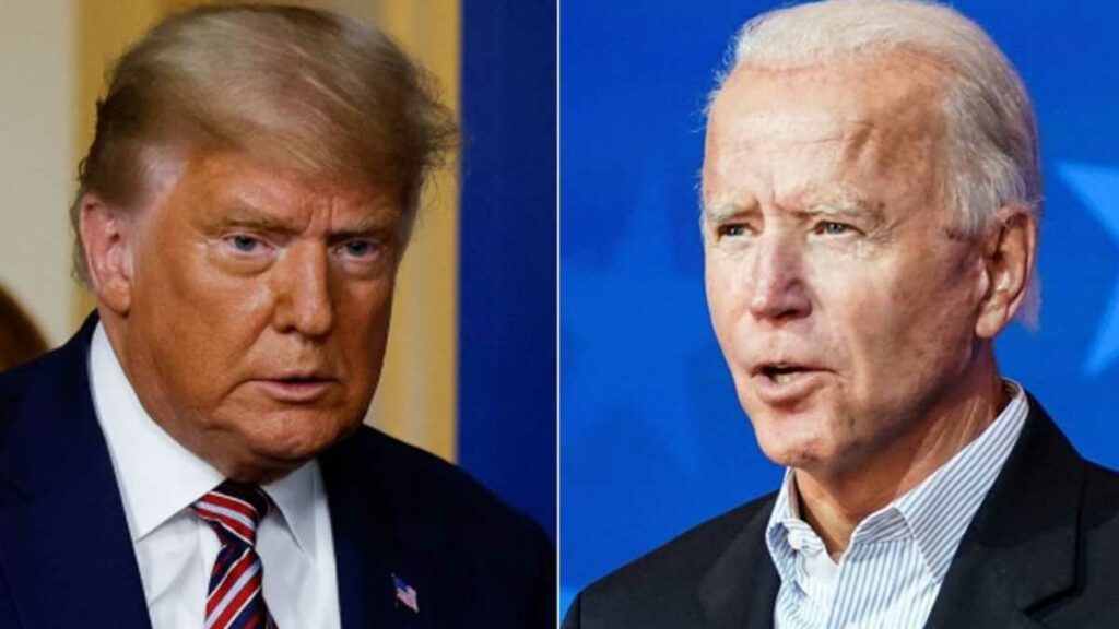 El presidente de EE.UU. Joe Biden dijo que “si Trump no fuera candidato”, no está seguro de buscar la reelección. Foto: AFP