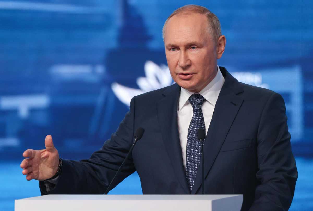El presidente de Rusia, Vladimir Putin, afirma que la sociedad del país está unificada en apoyo a la ofensiva en Ucrania. Foto: AFP