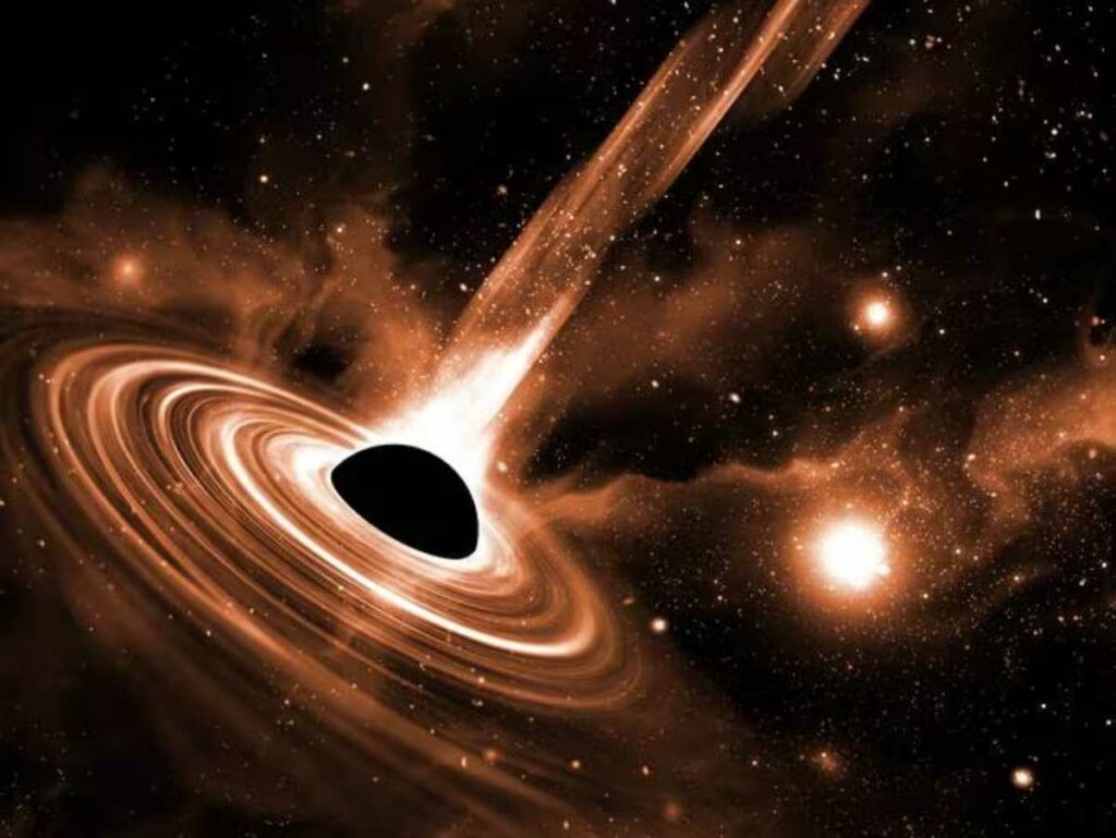 Un equipo de astrónomos descubrió un agujero negro que existía cuando el universo tenía apenas 400 millones de años. Foto: AFP