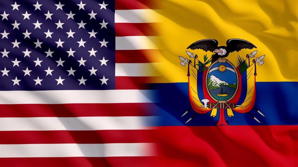 Ecuador y EE.UU. acordaron cooperar en la guerra contra el narcotráfico, ampliar el acceso a mercados. Foto: AFP
