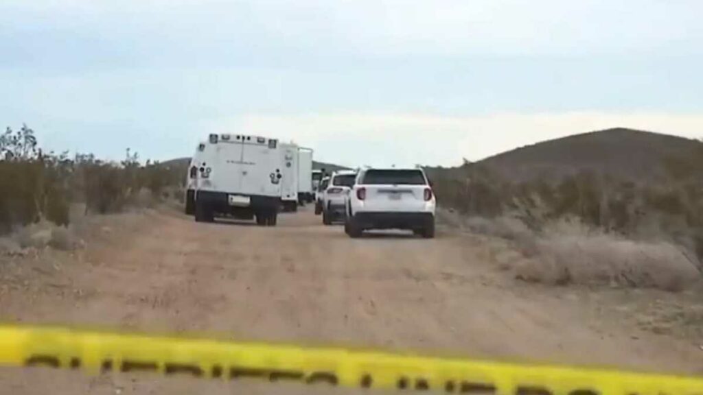 La policía localizó a seis personas fallecidas en una intersección remota en medio del Desierto Mojave en el sur de California. Foto: AFP