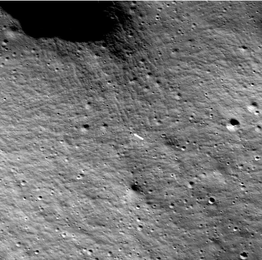 La sonda Odysseus, de la empresa estadounidense Intuitive Machines, envió sus primeras imágenes desde la Luna. Foto: AFP