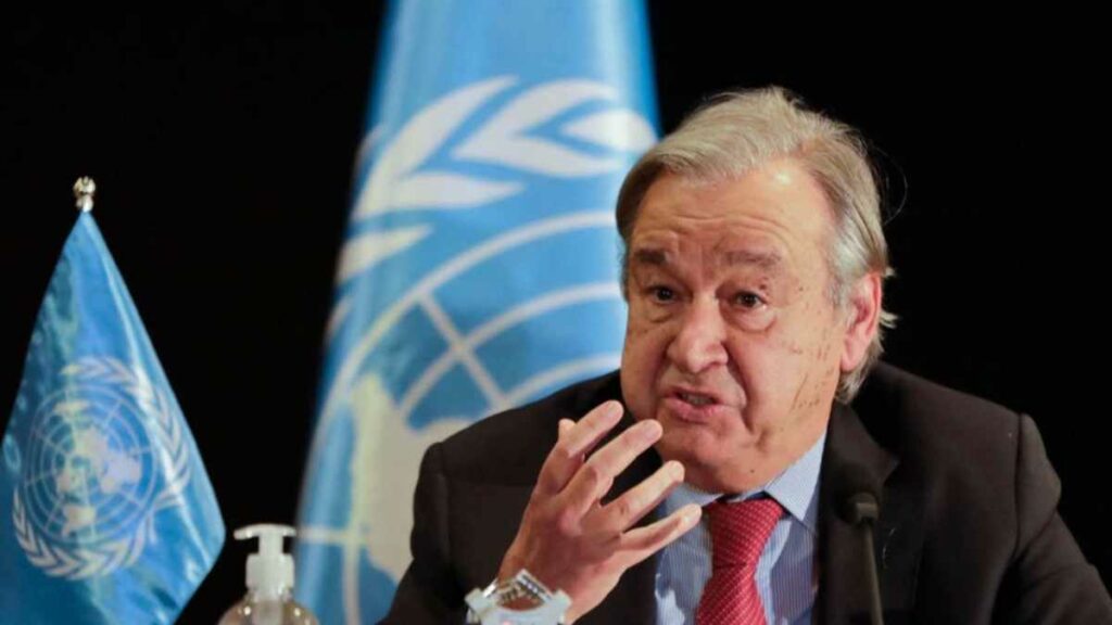 “El mundo ha entrado en una era de caos”, advirtió el secretario general de la ONU, Antonio Guterres, al denunciar las divisiones. Foto: AFP