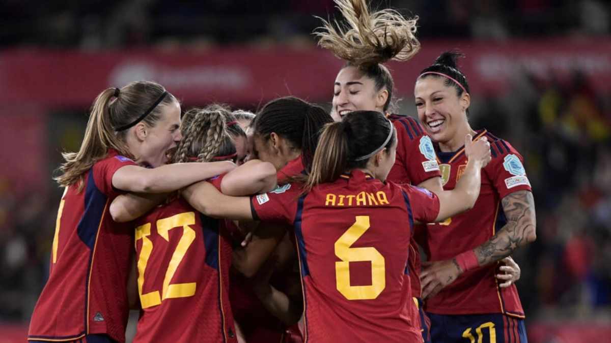 La campeona mundial España conquistó también la primera Liga de Naciones femenina del fútbol europeo. Foto: AFP