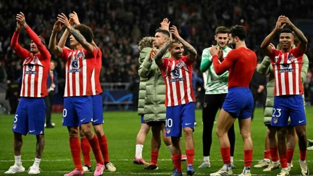 El Atlético de Madrid se metió en cuartos de final de la Champions al ganar 3-2 en la tanda de penales al Inter de Milán. Foto: AFP