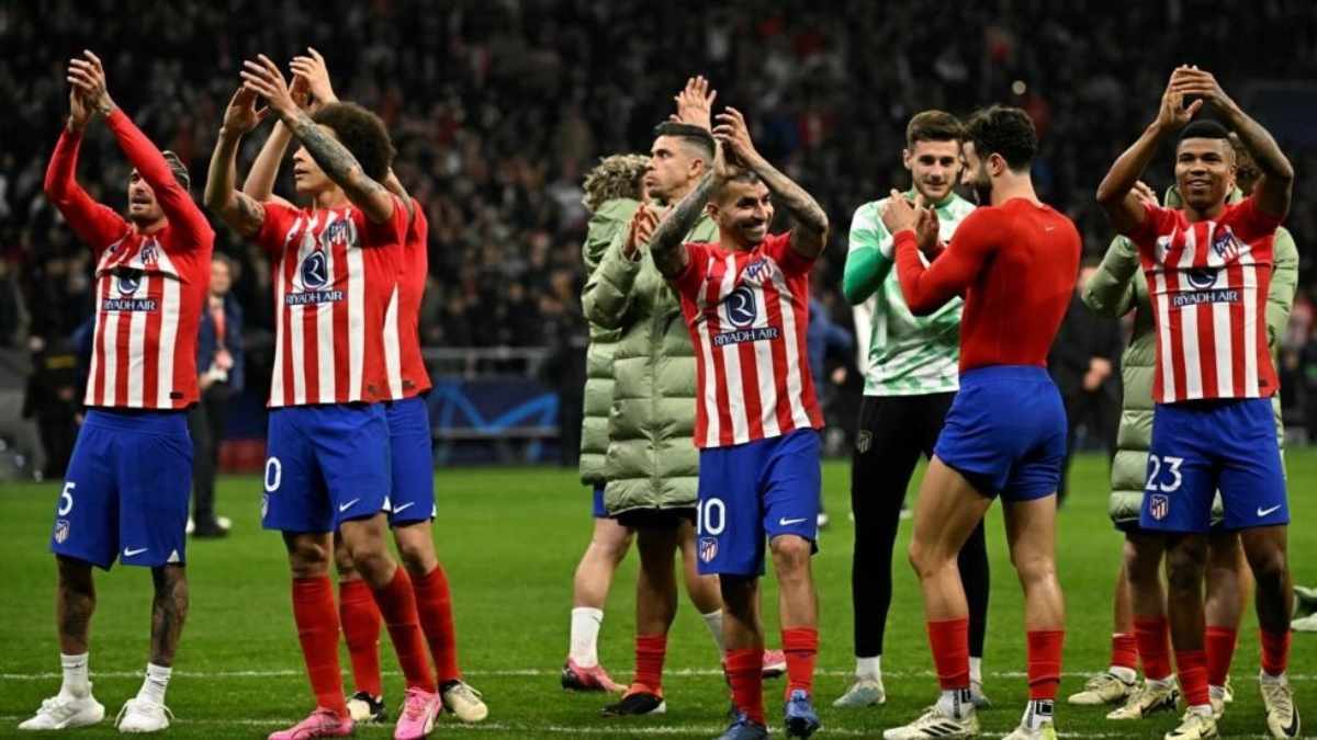 El Atlético de Madrid se metió en cuartos de final de la Champions al ganar 3-2 en la tanda de penales al Inter de Milán. Foto: AFP