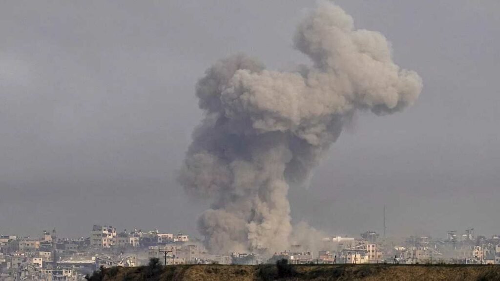La Franja de Gaza fue de nuevo escenario de bombardeos y combates entre el ejército israelí y Hamás. Foto: AFP