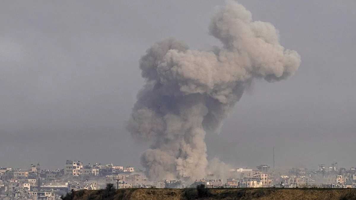 La Franja de Gaza fue de nuevo escenario de bombardeos y combates entre el ejército israelí y Hamás. Foto: AFP