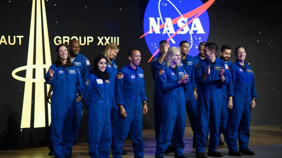 Diez estadounidenses se convirtieron oficialmente en astronautas y ahora son elegibles para misiones de la NASA. Foto: AFP