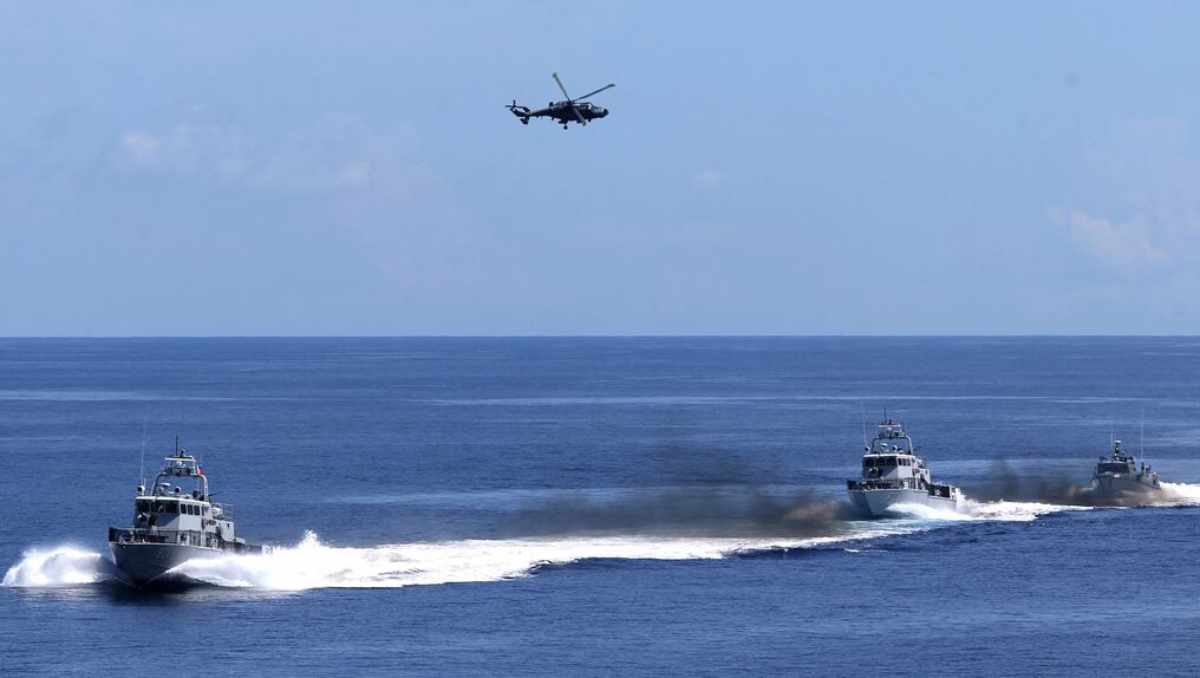 El Ministerio de Defensa de Taiwán declaró que había detectado 32 aviones militares chinos cerca de la isla en una ventana de 24 horas. Foto: AFP