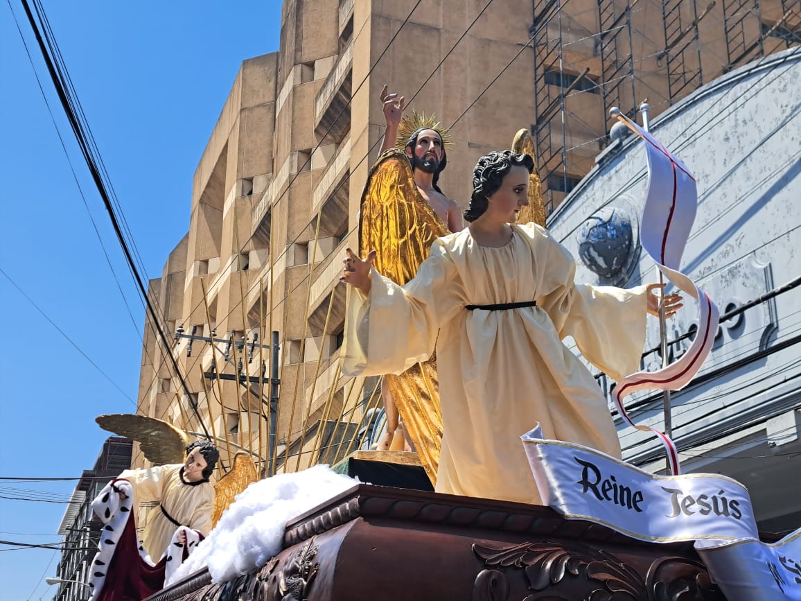 Jesús Resucitado Templo El Calvario. Fotos: Marielos Fuentes.