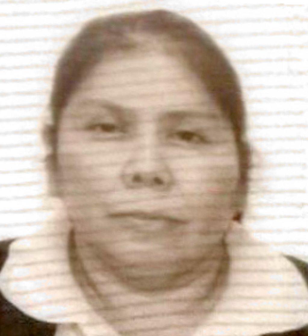 posible agresora de mujer en San Cristóbal. Foto OMPNA Mixco