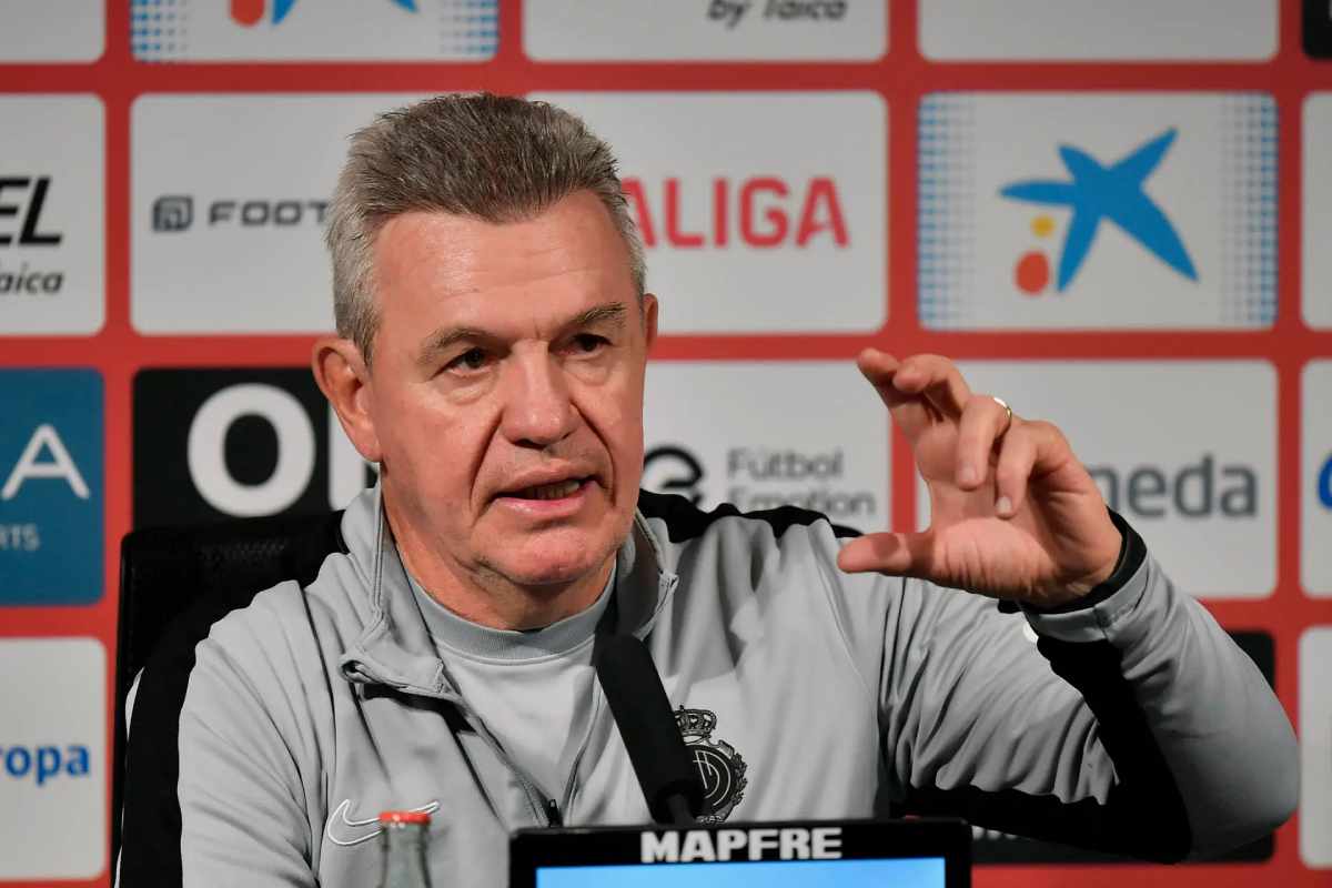 El entrenador del Mallorca, Javier Aguirre, aseguró que su equipo está “ilusionadísimo” con la final de Copa del Rey, contra el Athletic Club. Foto: AFP