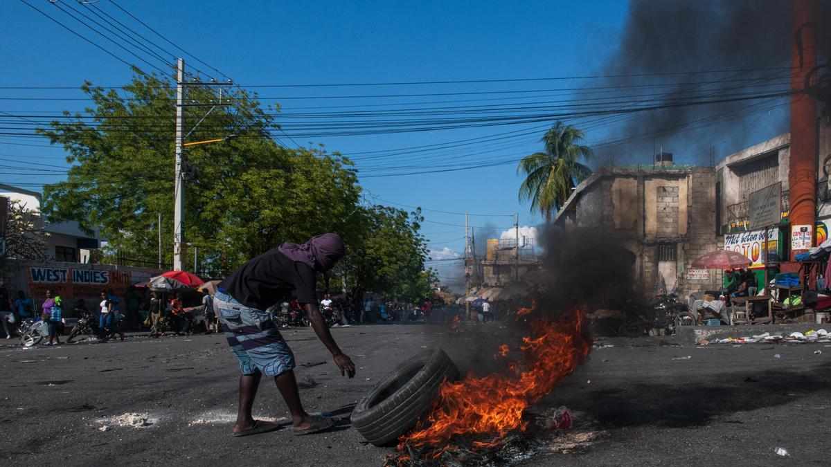 Grupos armados atacaron cerca del Palacio Presidencial de Haití, en la capital Puerto Príncipe. Foto: AFP