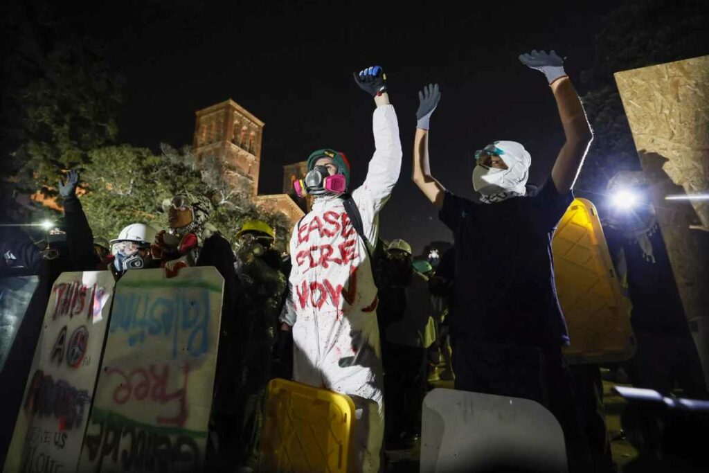 El presidente de Estados Unidos, Joe Biden, afirmó, que “el orden debe prevalecer”, en referencia a las protestas estudiantiles contra la guerra en Gaza. Foto: AFP